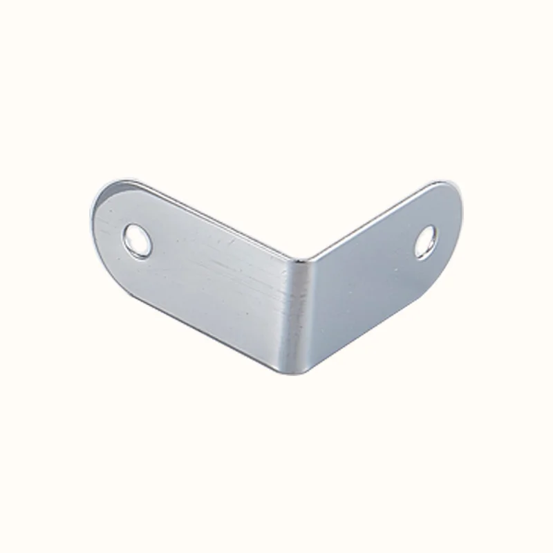FAYSHING Abrazadera Esquinera Pequeña 28mm x 14mm Un Solo Agujero 1 Abrazadera esquinera en forma de L con un solo orificio