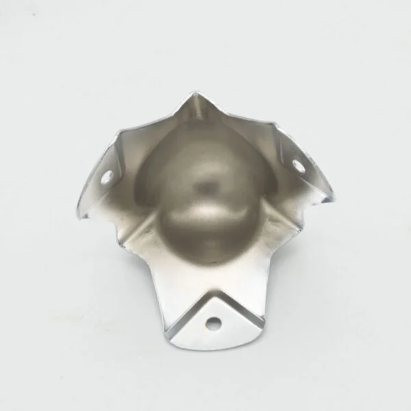 Angle à bille moyen avec décalage de 30 mm et 3 trous de fixation