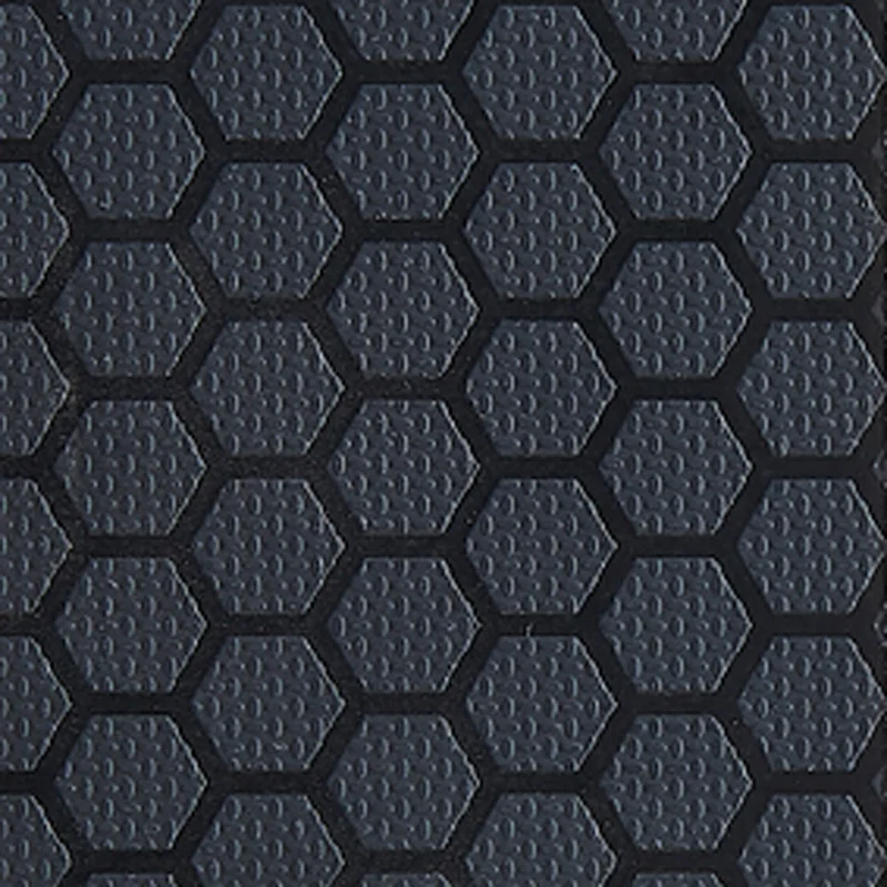 Padrão hexaboard preto num painel de caixa de voo