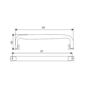 Small plastic handle FS-2025 fishing tool