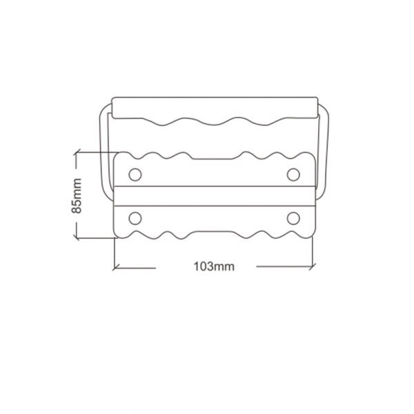 Fayshing Flight Case Handle without Spring FS-2051 - Image 2