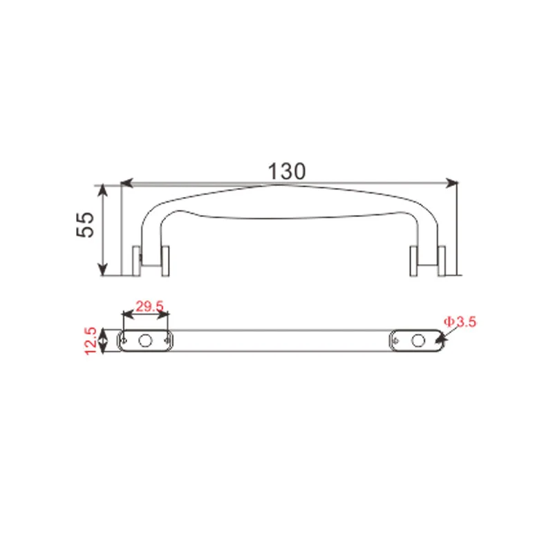 Poignée en plastique avec coffret en bois accessoire de pêche