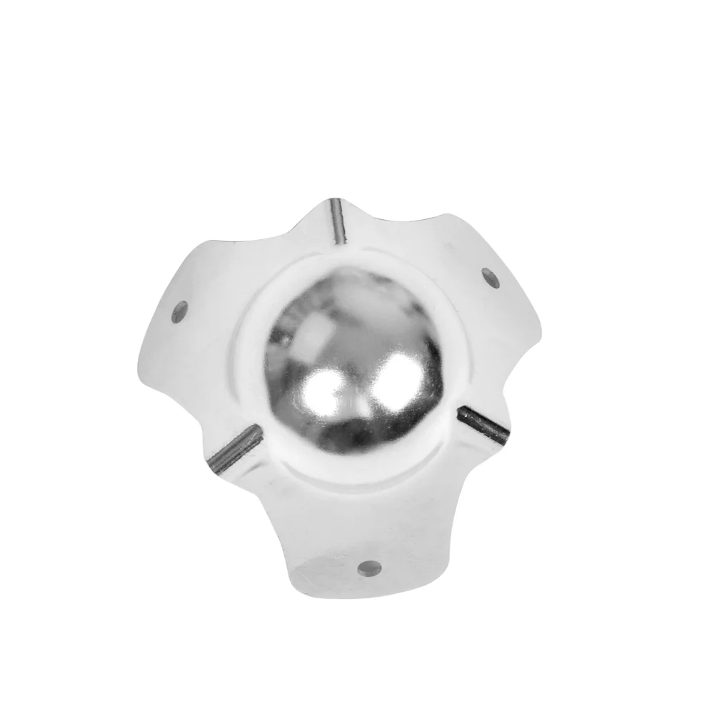 Grande plano de uma peça mecânica com extremidade roscada e base hexagonal