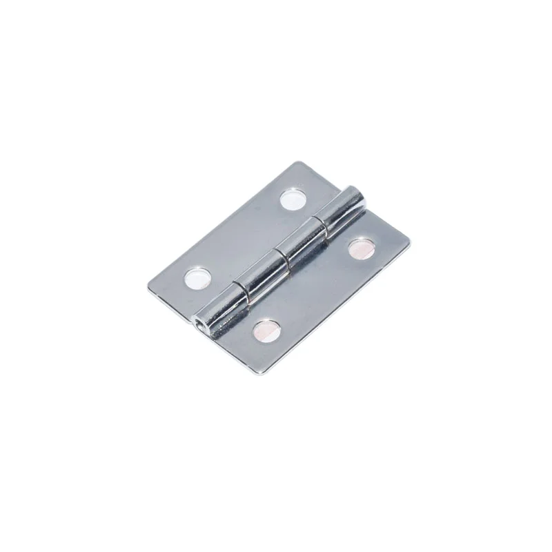 Fayshing Mini charnières rétro chromées Petites charnières pour boîtes en bois, boîtes à bijoux FS-5015 1 Mini charnière chromée pour coffret en bois ou à bijoux