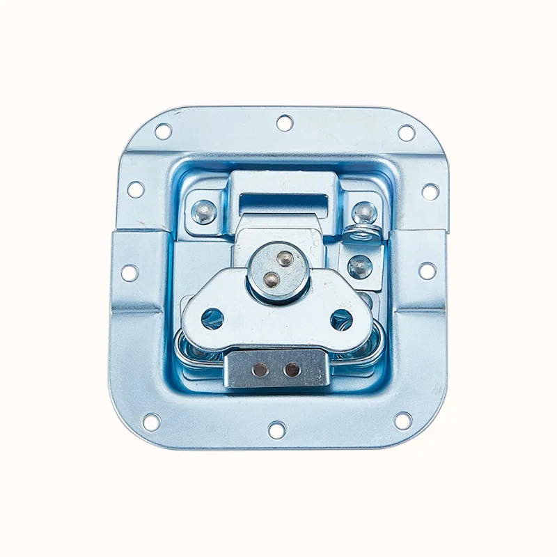 FAYSHING Loquet papillon à encastrement moyen avec décalage peu profond FS1210 1 Loquet papillon à encastrement moyen avec décalage peu profond sur le flight case