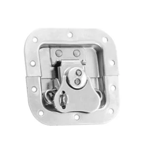 Pequeño cierre giratorio de mariposa empotrado con candado