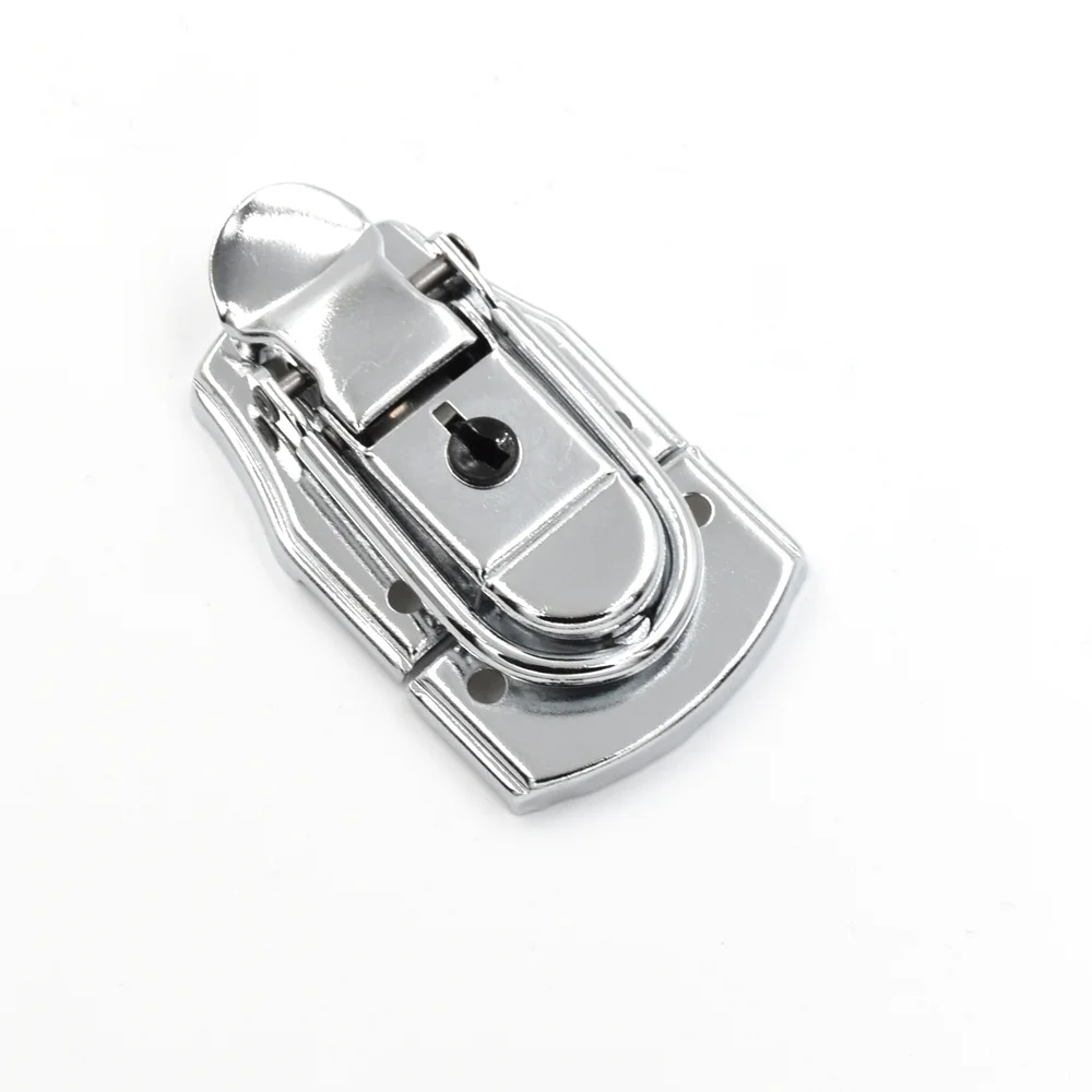 Fayshing 61*38mm Fecho de gaveta pequeno com fechadura FS-1015 1 Pequeno fecho de tração FS-1015 sobre uma superfície