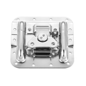 Fecho de torção de borboleta de dupla saliência com cadeado FS1107 Desenho CAD