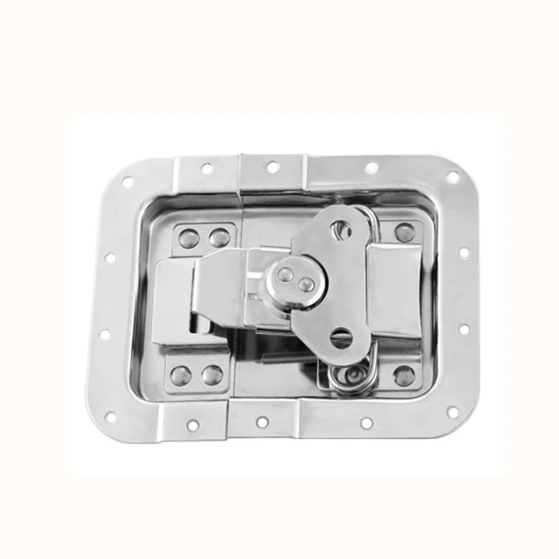 Gran pestillo giratorio de mariposa empotrado en plato desplazado