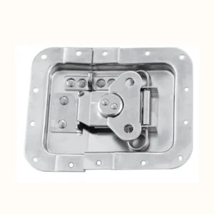 Trinco de mala de voo com fecho de segurança numa mala