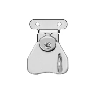 Cierre de flight case plateado con aldaba bloqueable