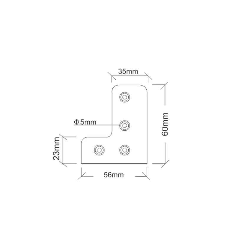 Braçadeira Fayshing de 8 furos com protectores de rebites FS6025 2 Braçadeira de pesca de 8 furos com protectores de rebites