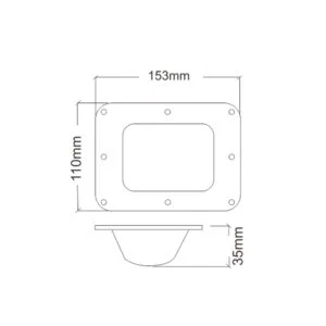 Petit plat pour roulettes de 4 pouces FS-7001