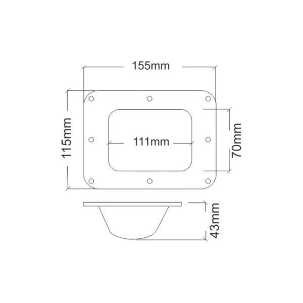 Fayshing Medium Dish for 5 Inch Casters FS-7002 - Imagem 2