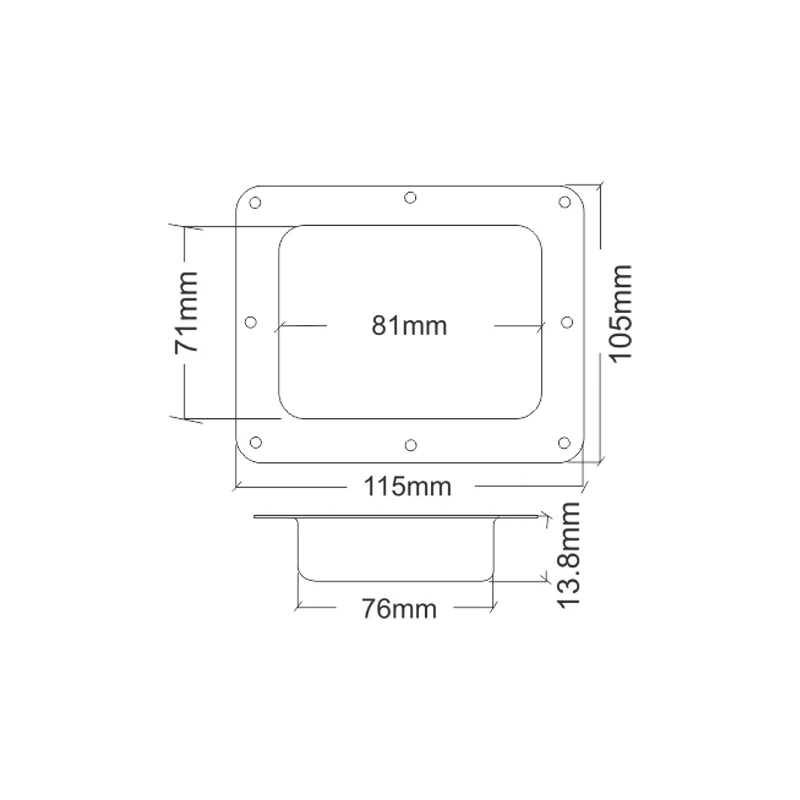 Plato plano FS-7004 en un carrete de pesca
