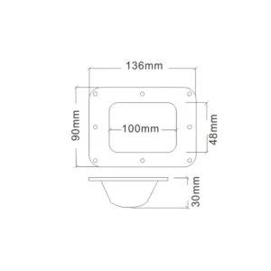 Petit plat à roulette sur fond blanc