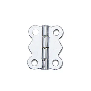 Bisagra metálica para caja de madera pequeña