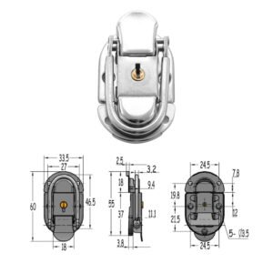 Cierre de maletín con cerradura FS-1035 Tamaño
