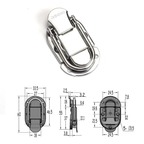 Briefcase Latch Hasp FS-1036 — изображение 2