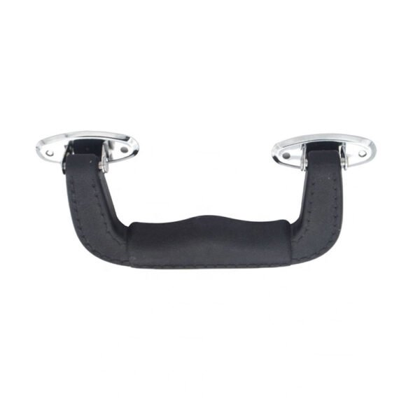 Black Plastic Attaché Handle with Chrome Plated Brackets FS-2038