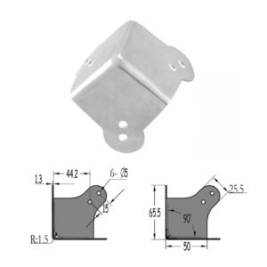 FS3120 Largest 6 hole Flat Corner Size