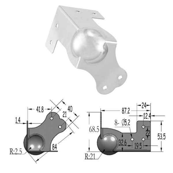 Fayshing Brace Corner with 94mm leg FS3144 Size