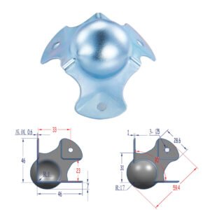 Small Ball Corner with 20mm Offset FS3210 Size