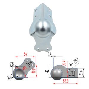 FS3216 - Large 6 Holes Brace Ball Corner Size