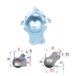 FS3218 - 6 holes Ball Corners (Cut Edge) size