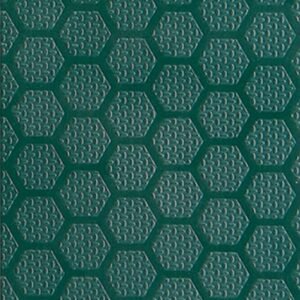 Patrón hexagonal verde