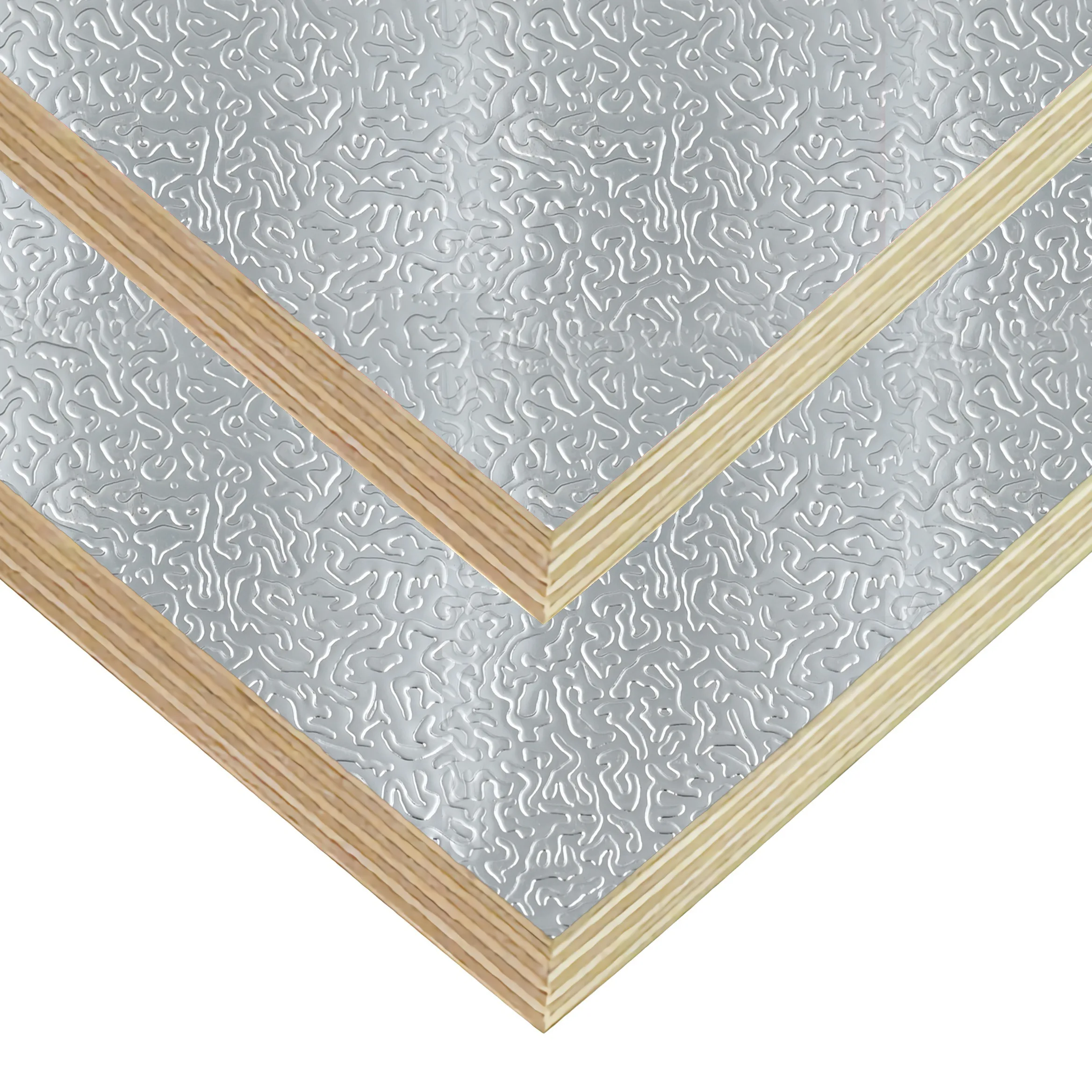 Contraplacado com padrão de inseto prateado FSC001 1 Contraplacado com padrão de inseto prateado FS-C001