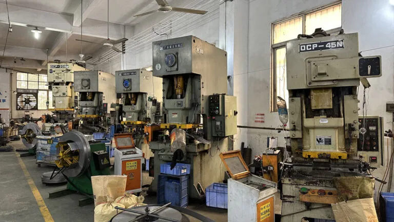 Home 34 Specialized manufacturing equipment for flight case hardware production