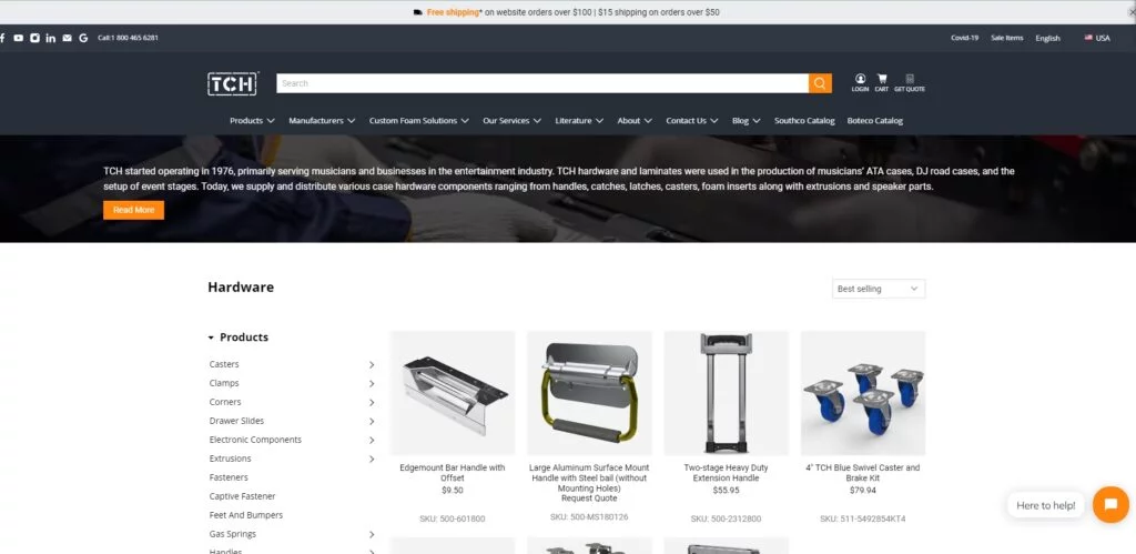 Top 8 des fabricants de matériel pour Flight Case 3 Matériel TCH