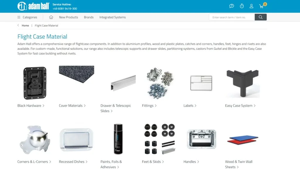 Top 8 des fabricants de matériel pour Flight Case 2 adam hall